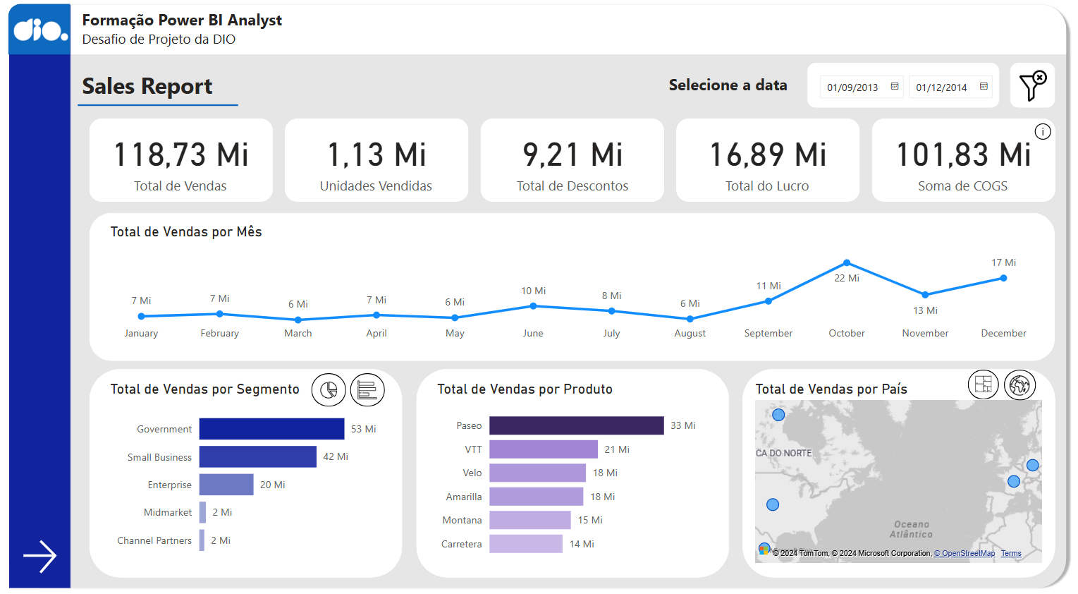 Screenshot of  web app